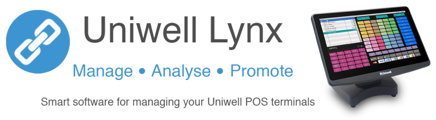 Uniwell Lynx Smart Software for managing Uniwell POS terminals
